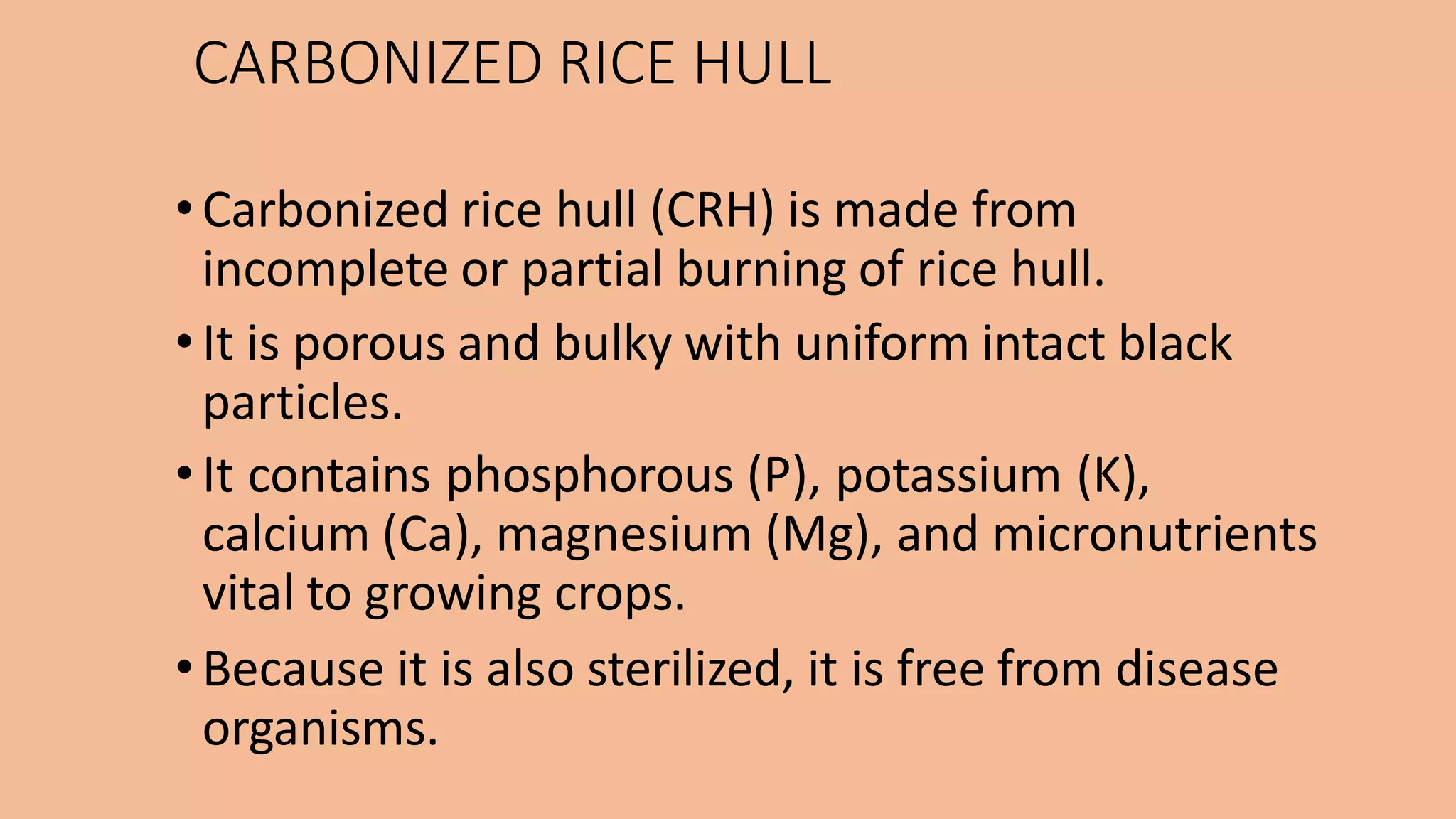 CARBONIZED RICE HULL (CRH).pptx