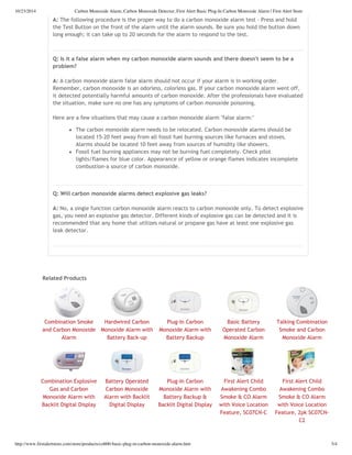 First Alert CO600 - Basic Plug‐In Carbon Monoxide Alarm Directions.pdf