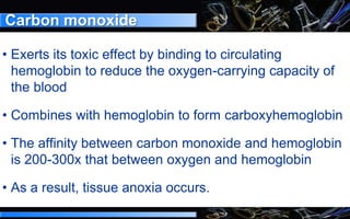 Carbon monoxide poisoning | PPTX