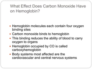 Carbon monoxide and cyanide poisoning | PPTX