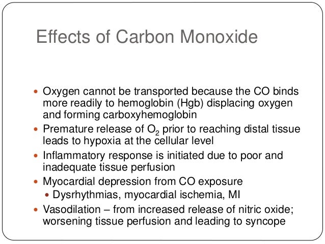 How can you tell the difference of carbon monoxide vs. carbon dioxide?