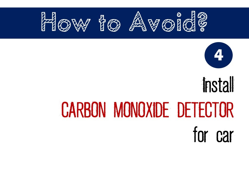 What You Must Know About Carbon Monoxide Poisoning in Car