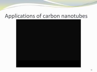 Applications of carbon nanotubes
33
 
