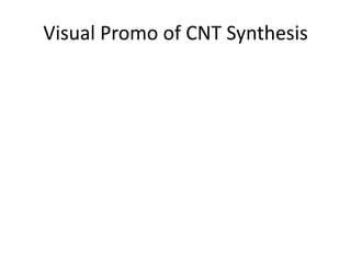 Visual Promo of CNT Synthesis
 