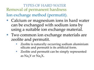 Permutite Method Carbon and compounds | PPTX
