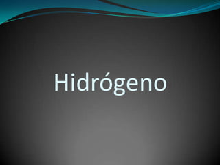 Hidrógeno

 