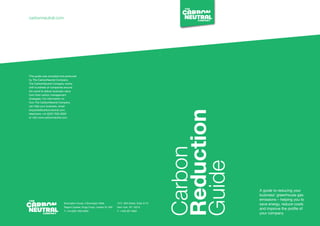 Carbon reduction guide_2012 | PDF