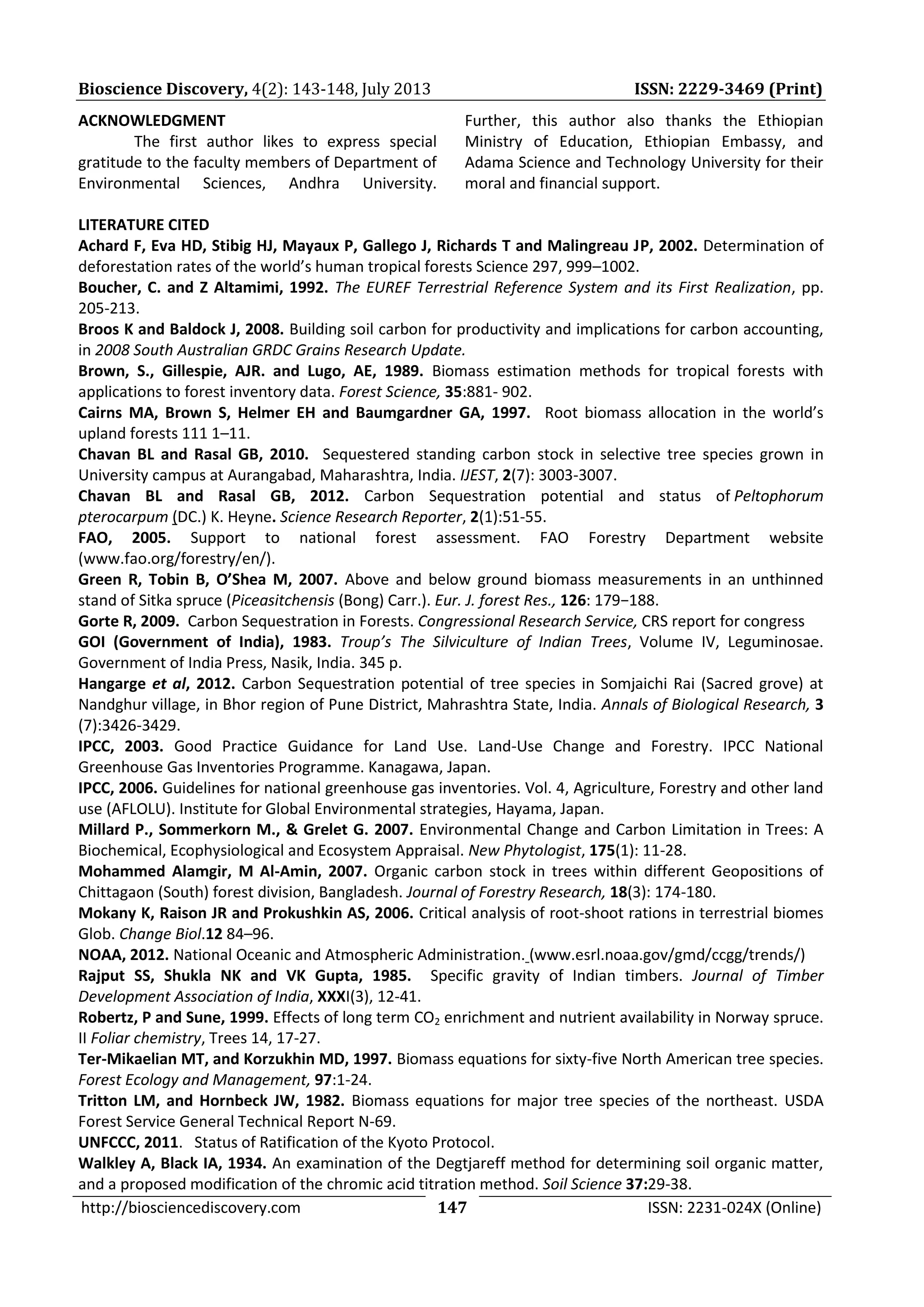 Gmd Rjpot Assessment of biomass and carbon sequestration potentials of standing ...