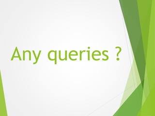 Any queries ?
 