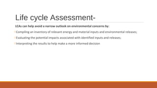 Carbon trading and life cycle assessment unit 4 (i) | PPT