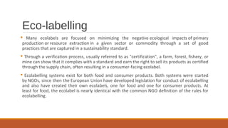 Carbon trading and life cycle assessment unit 4 (i) | PPT