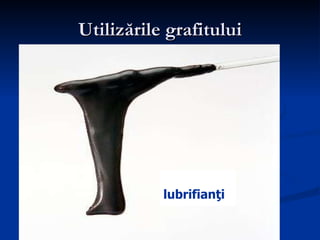 Utilizările grafitului lubrifian ţ i   