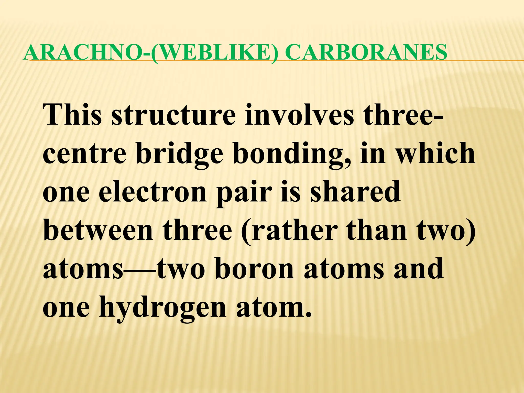 Carboranes and Types of carboranes, Closo nido and Arachno carboranes ...