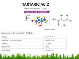 TARTARIC ACID
 