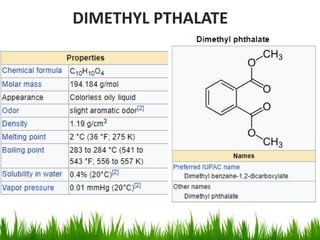 DIMETHYL PTHALATE
 