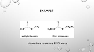 EXAMPLE
Notice these names are TWO words
 