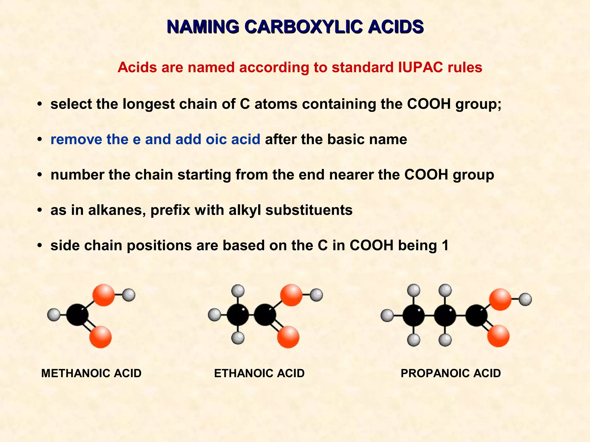 Carboxylic acids and their Derivative | PPT