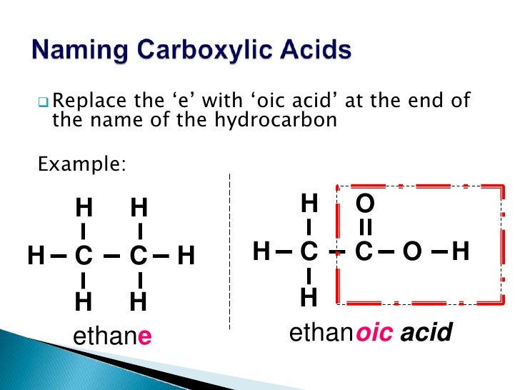 Carboxylic acids