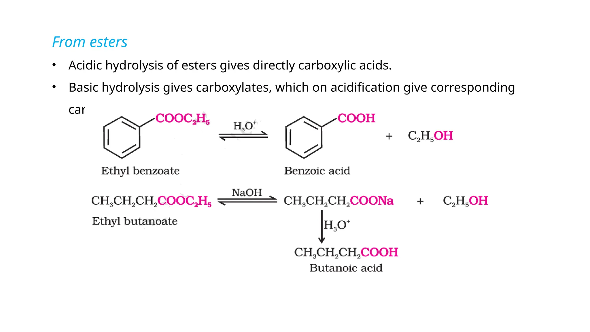 Carboxylic Acids Class 12 notes detailed concept with example | PPTX