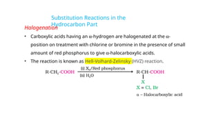 Carboxylic Acids Class 12 notes detailed concept with example | PPTX
