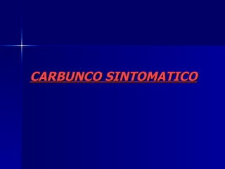 CARBUNCO SINTOMATICO 