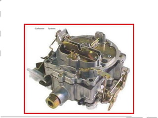 í-
Carburetor Systems
 