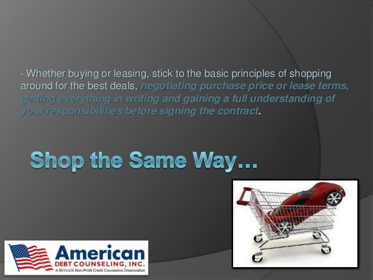 automobile leasing versus buying