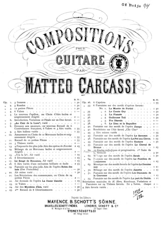 Carcassi, matteo   op. 60, 25 estudos (facs.)