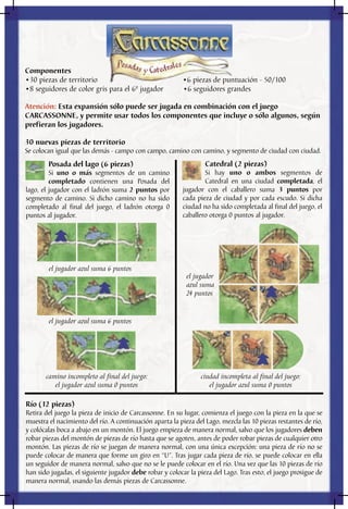 Carcassone - Posadas y Catedrales (Reglas) - Juego de mesa