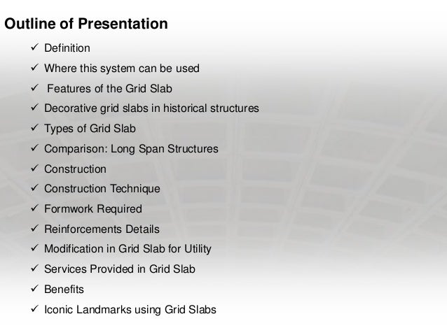 grid waffle slabs long form work definition