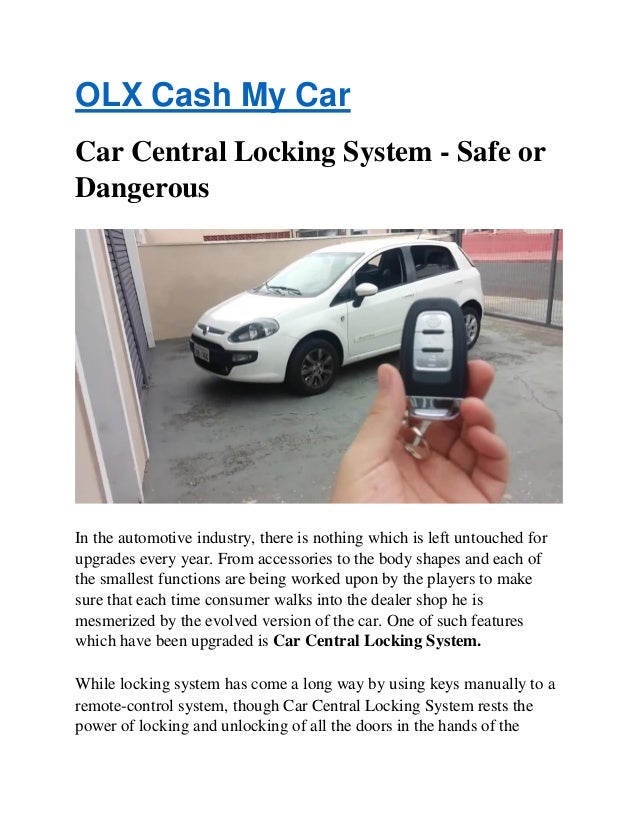 alto car central locking system
