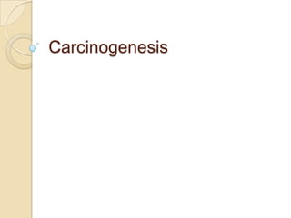 Carcinogenesis

 