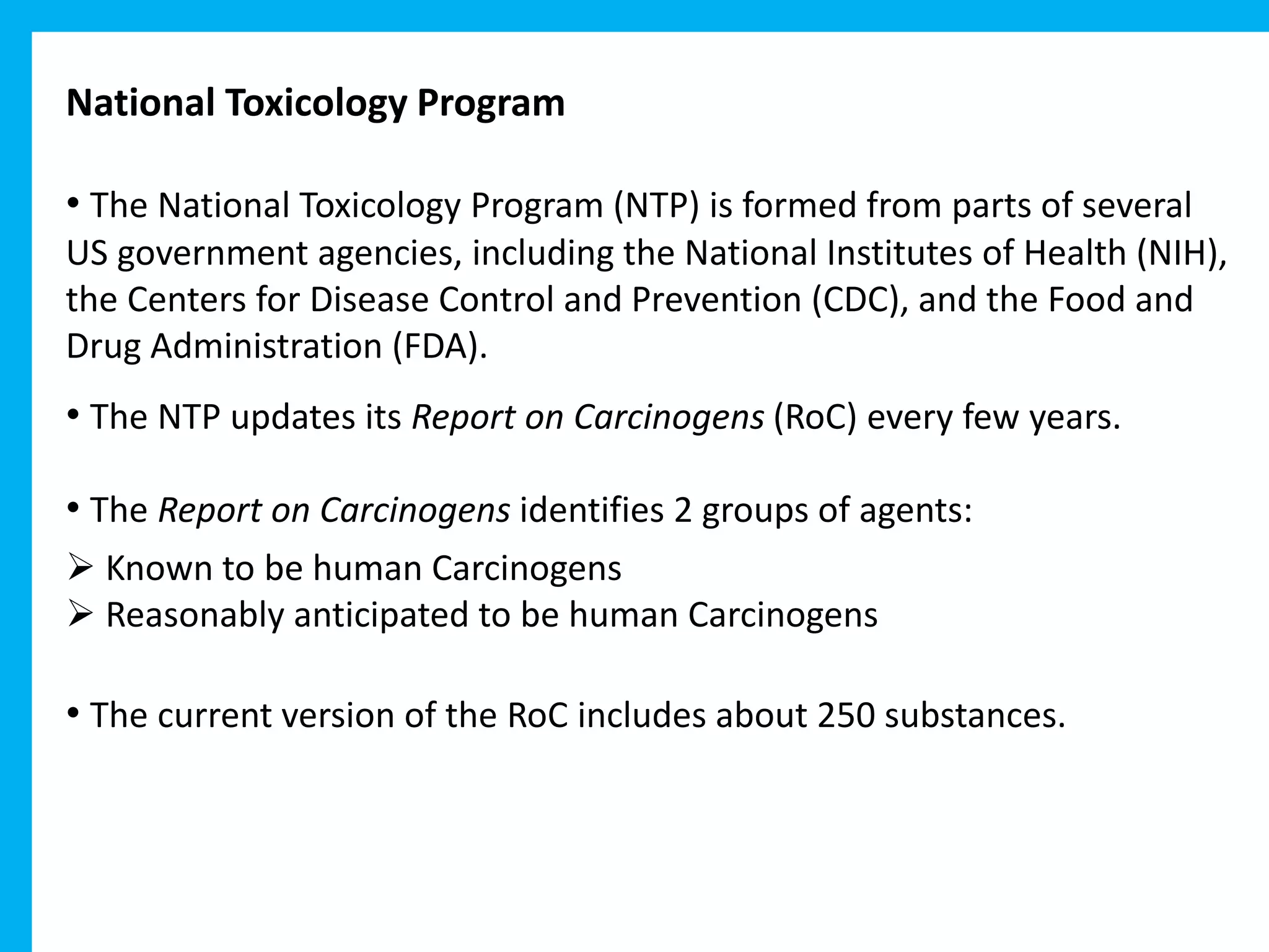 A presentation on Carcinogens | PPTX