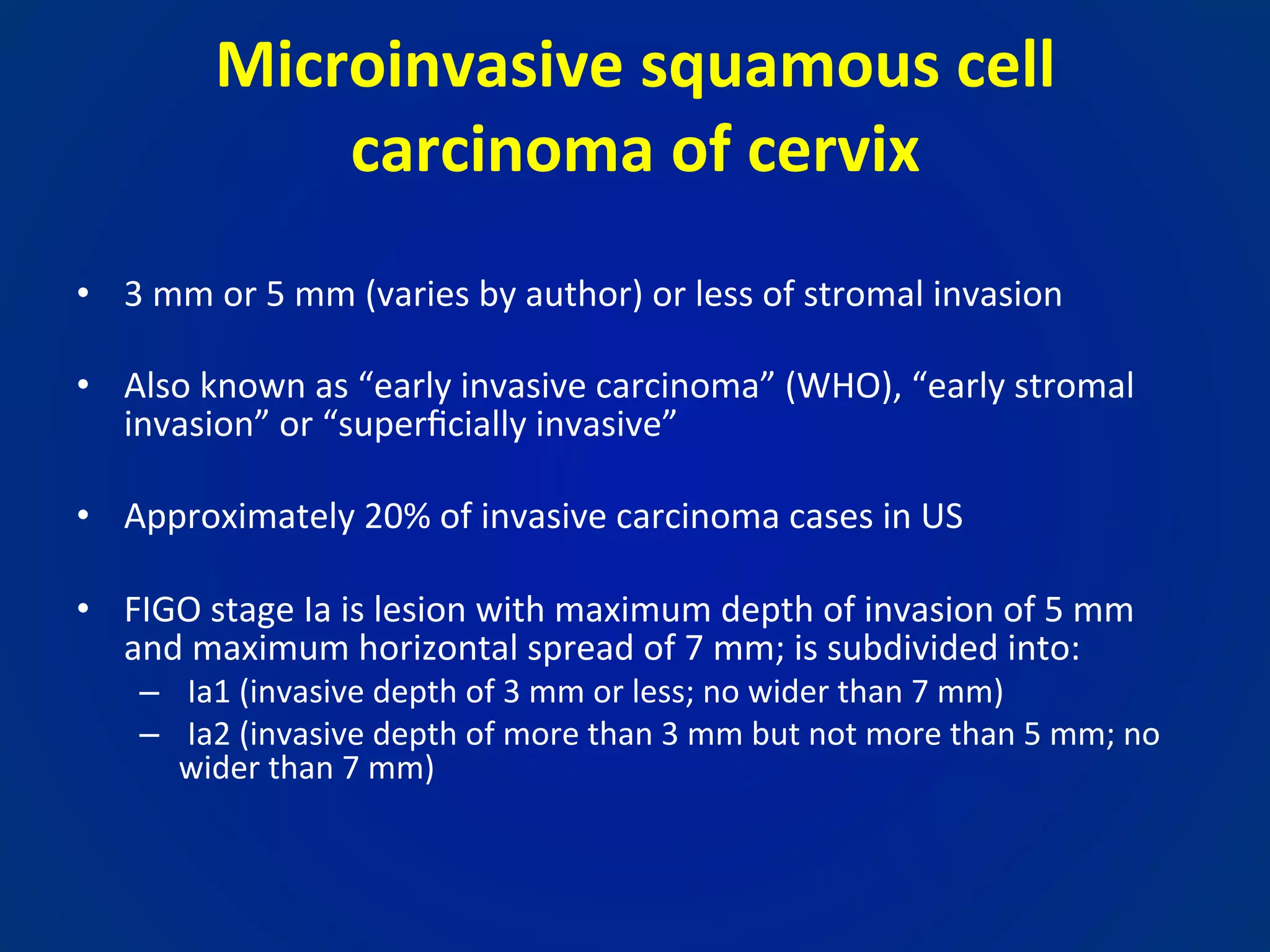 Carcinoma of cervix pathology | PDF