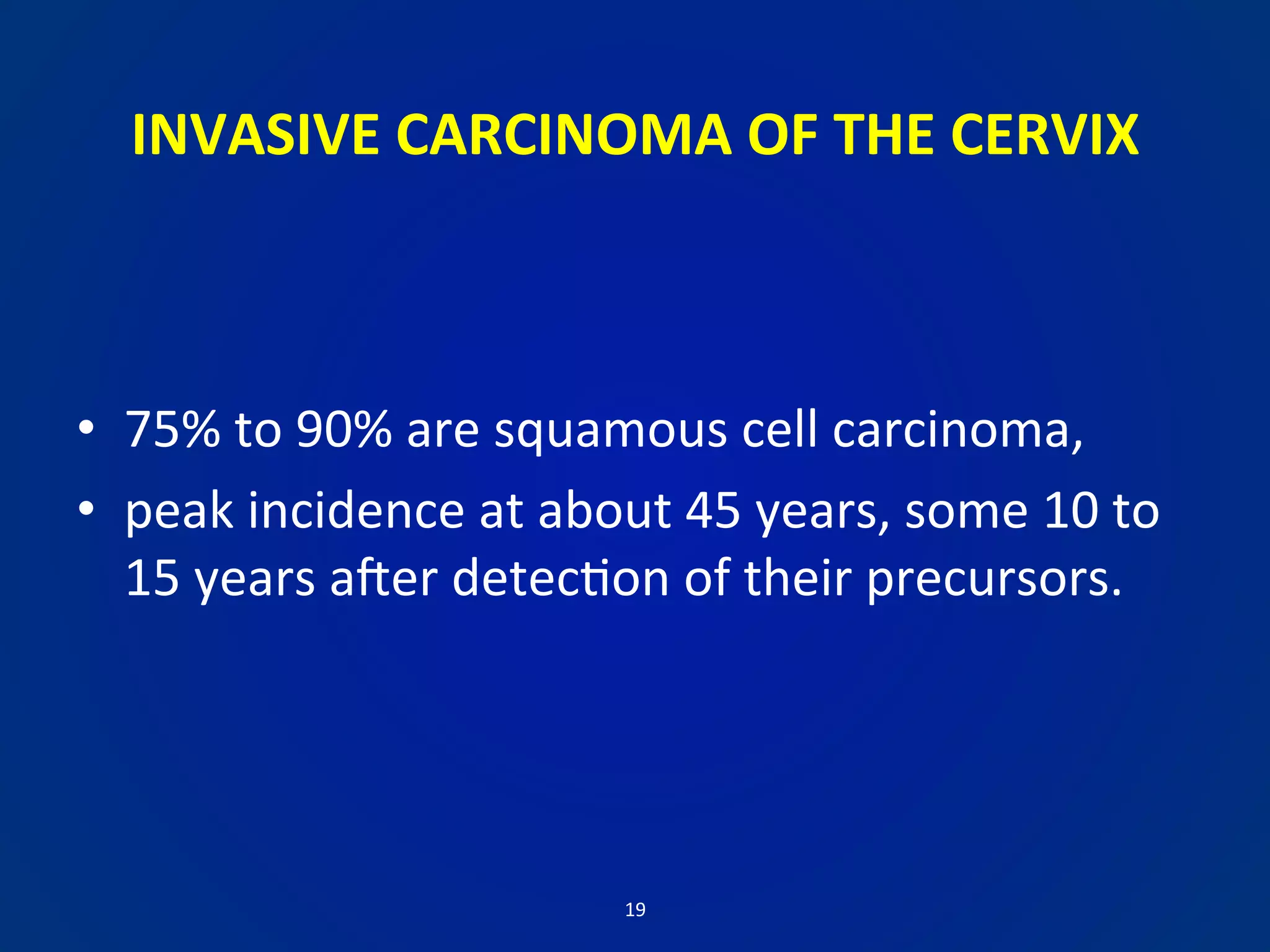 Carcinoma of cervix pathology | PDF