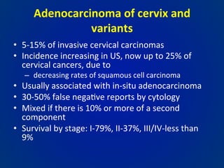 Carcinoma of cervix pathology | PDF