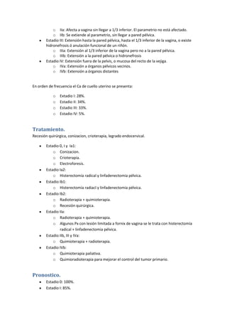 Carcinoma de cuello uterino