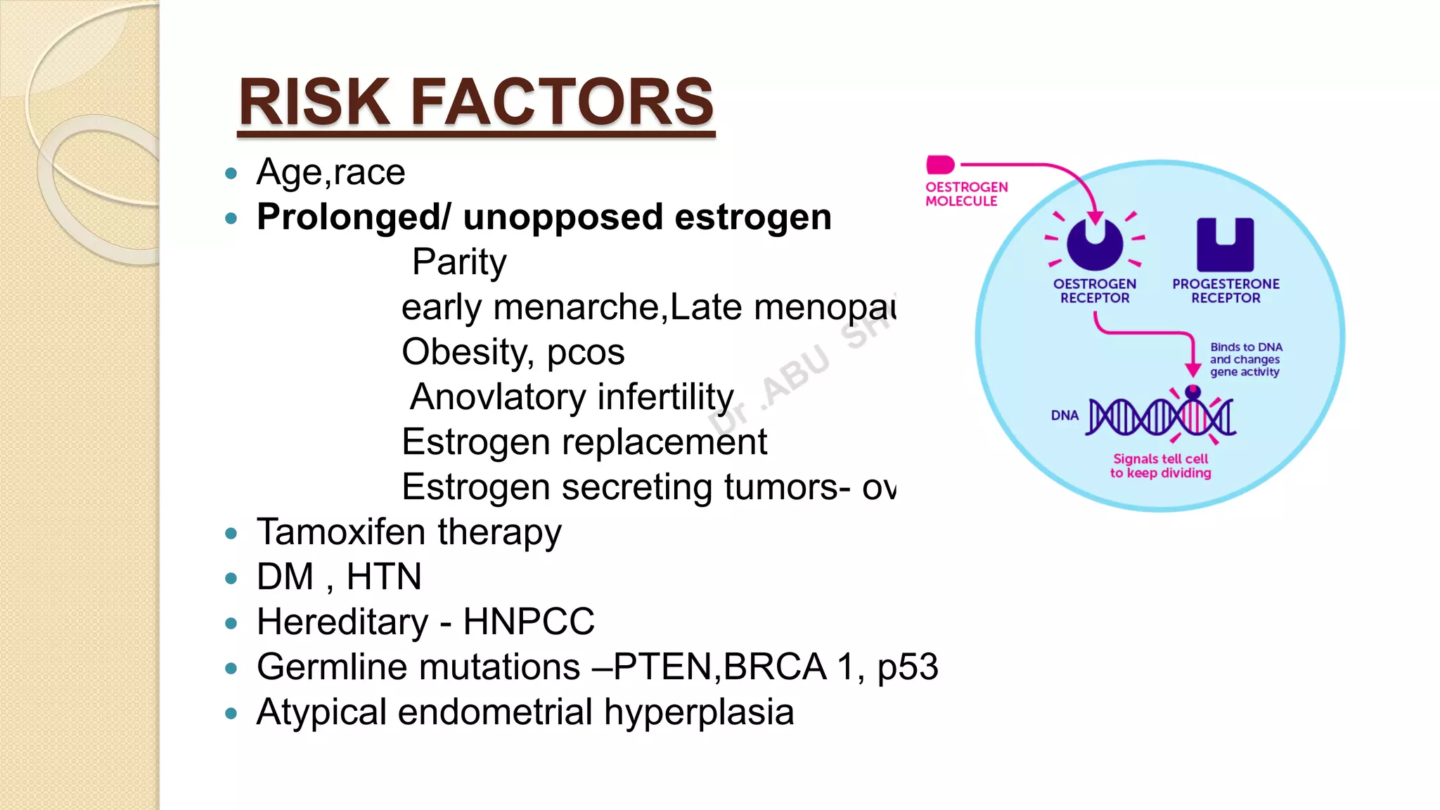 Carcinoma Endometrium ( uterine cancer) | PPTX