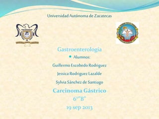 Carcinoma gastrico