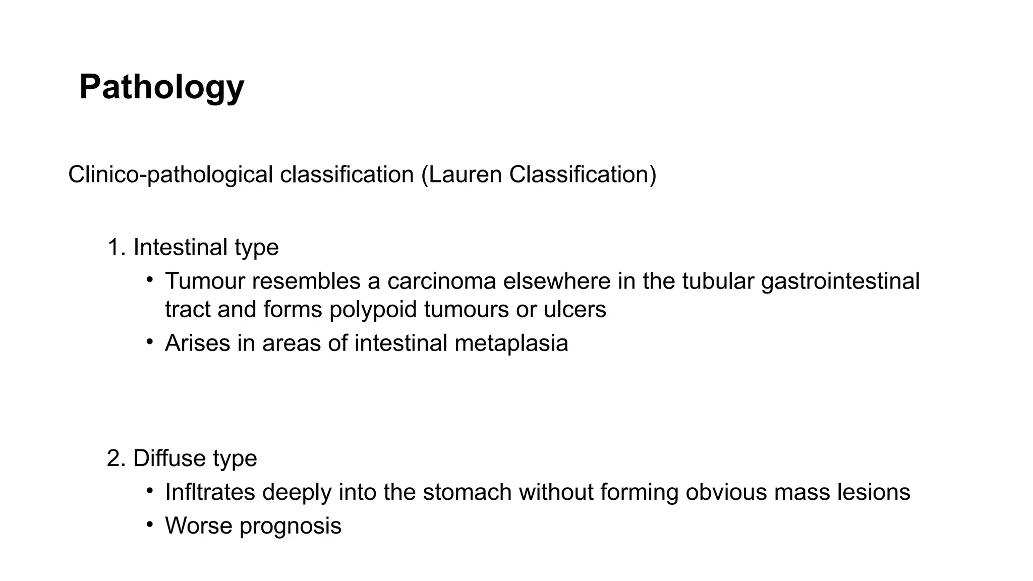 Carcinoma of Stomach - presentation by residents | PPTX