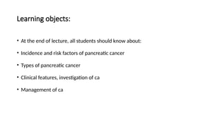 Comprehensive Overview of Pancreatic Carcinoma: Diagnosis and ...