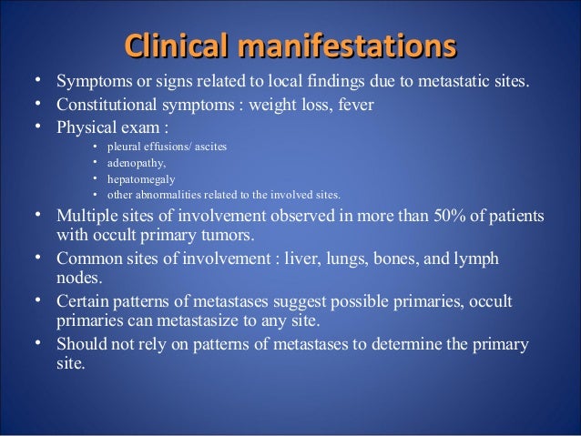 Carcinoma of Unknown Primary (COUP)