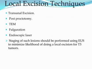 Proctotomy Carcinoma rectum-radiotherapy perspective | PPTX