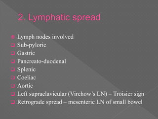 Toisier Sign Carcinoma stomach | PPTX