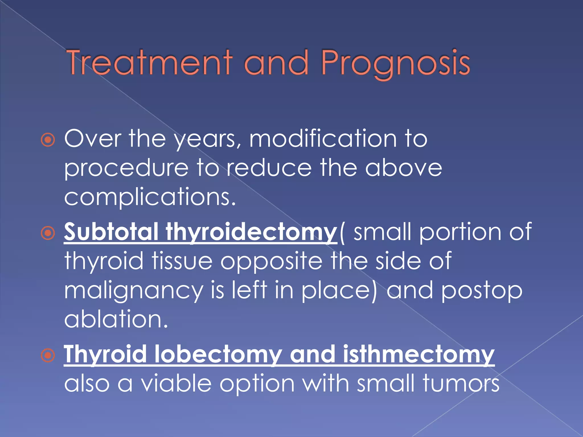 Nx- nodes not assesedN0- no nodes involvedN1- node involvement up to level 1(pretracheal. Paratracheal, prelaryngeal)N2- cervical or superior mediastinal l/node involvement