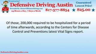 Of those, 200,000 required to be hospitalized for a period
of time afterwards, according to the Centers for Disease
Control and Preventions latest Vital Signs report.
 