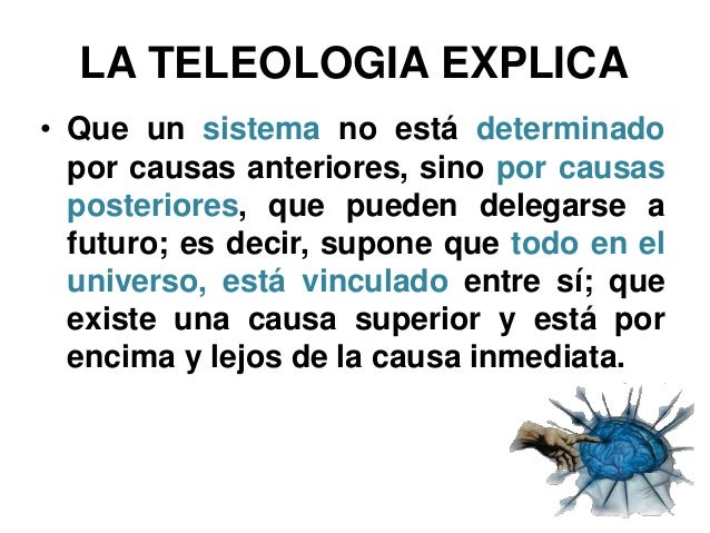 Carácter teleológico de la educación y su relación