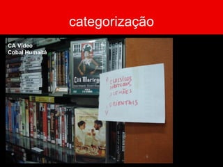 categorização CA Vídeo Cobal Humaitá 