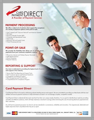Card Payment  Direct