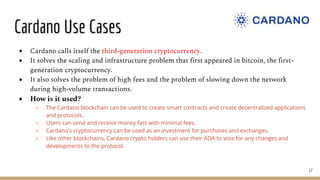 Cardano-The Third Generation Blockchain Technology.pptx